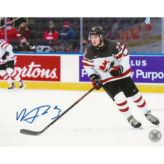 Mason McTavish Autographed Team Canada 8x10 Photo