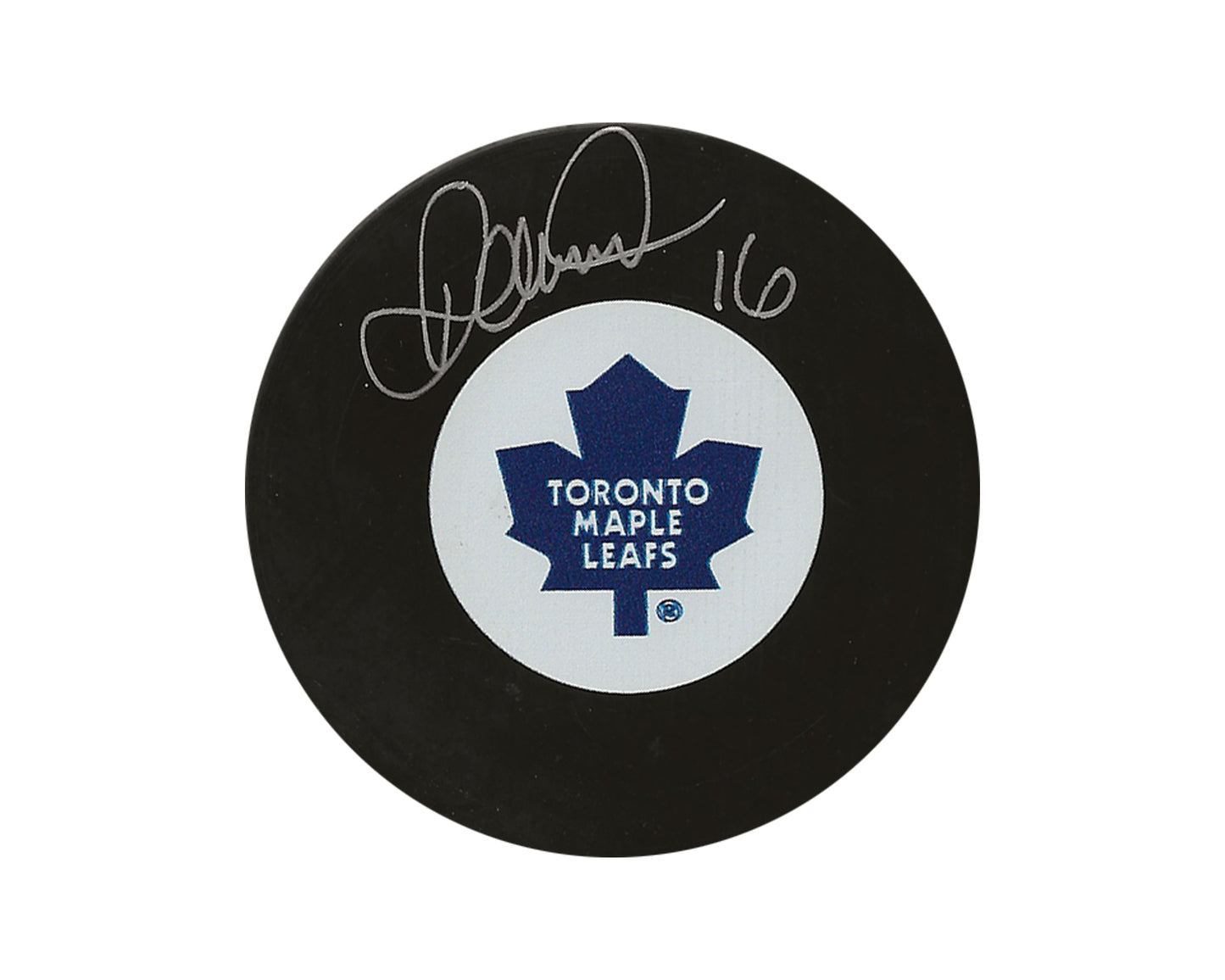 Darcy Tucker Autographed Toronto Maple Leafs Autograph Model Puck