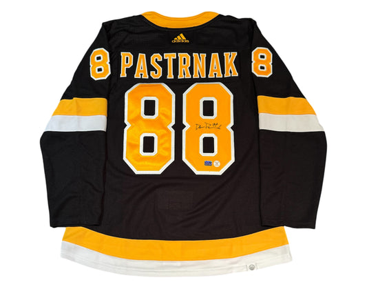 David Pastrnak Autographed Boston Bruins Alternate Black Adidas Jersey