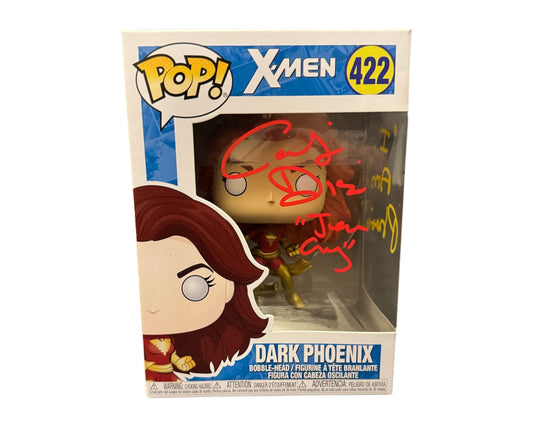 Catherine Disher Autographed Funko Pop X-Men #422 Dark Phoenix Inscribed "I am Phoenix"