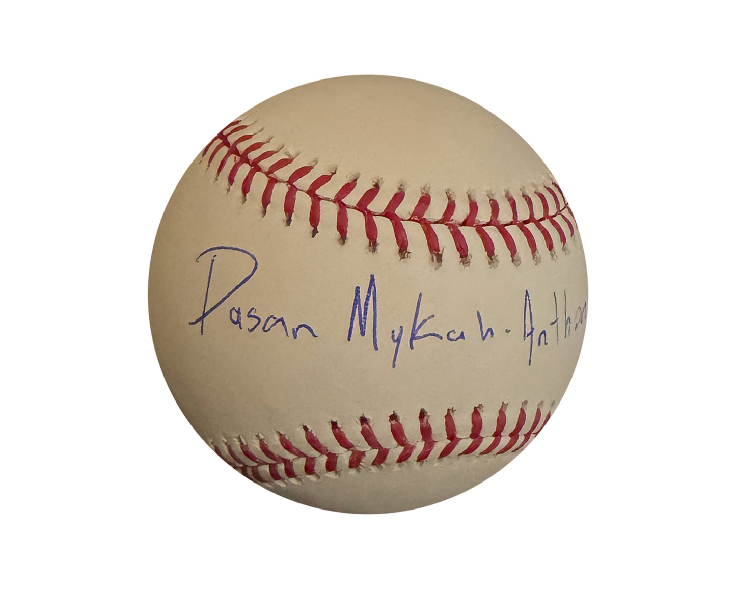 Dasan Brown Autographed Rawlings Official Major League Baseball Inscribed Full Name