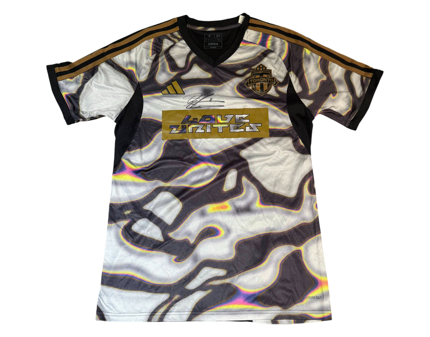 Derrick Etienne Jr. Autographed & Player-Worn 2024 Toronto FC Adidas Pride Jersey