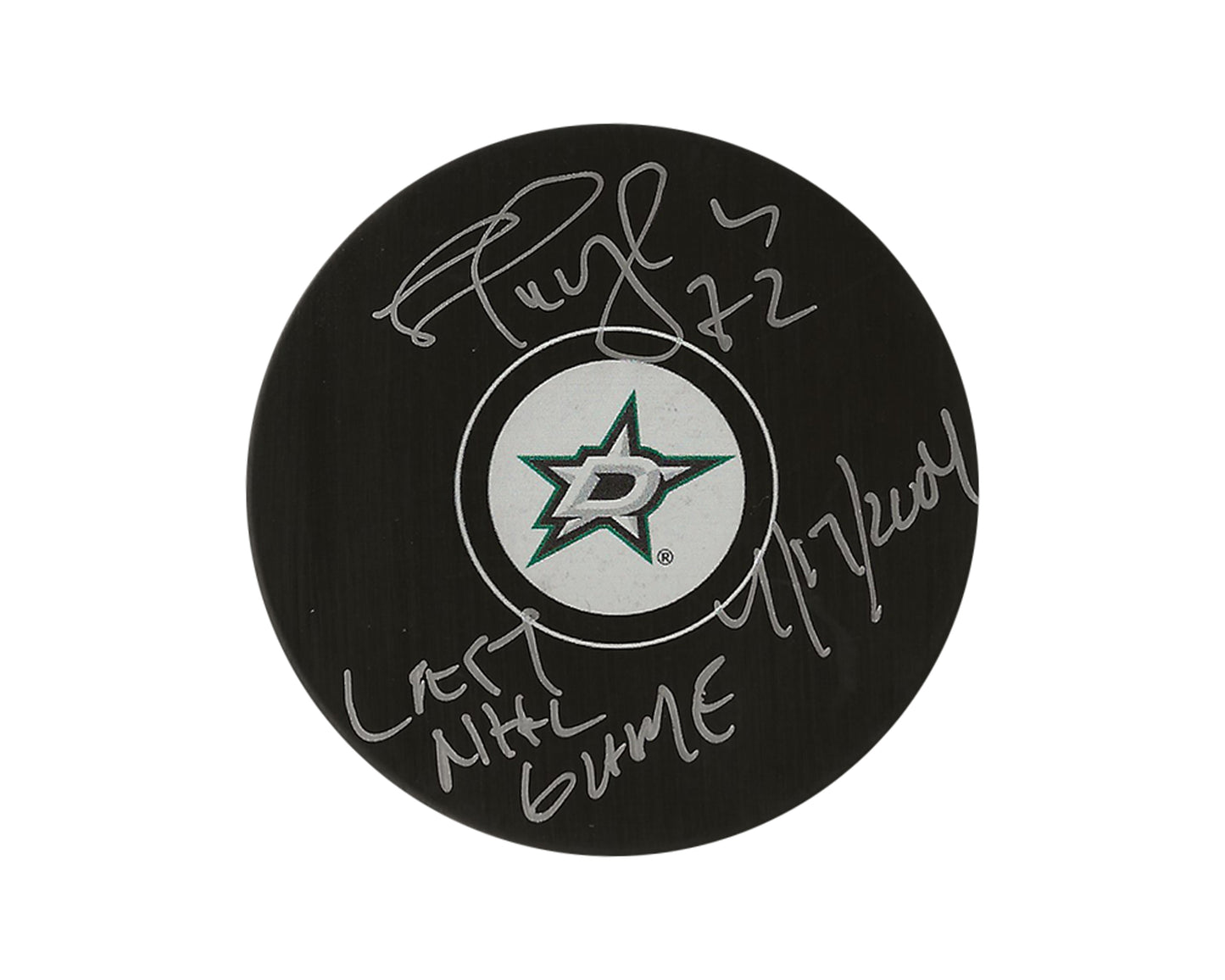 Shayne Corson Autographed Dallas Stars Autograph Model Puck Inscribed "Last NHL Game 4/17/2004"