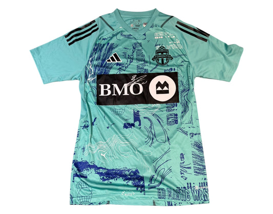 Federico Bernardeschi Autographed 2023 Toronto FC Adidas One Planet Replica Jersey