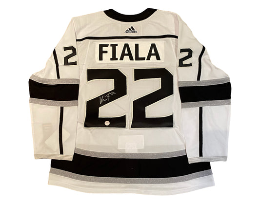 Kevin Fiala Autographed Los Angeles Kings Away White Adidas Jersey
