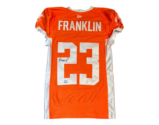 Benjie Franklin Autographed & Player-Worn Toronto Argonauts Orange Jersey