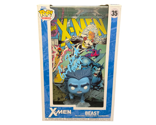 George Buza Autographed Funko Pop Comic Covers #35 X-Men Beast