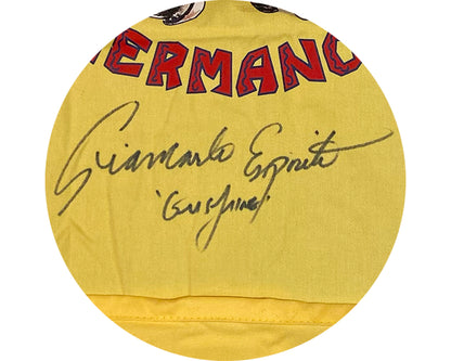 Giancarlo Esposito Autographed Breaking Bad Los Pollos Hermanos Apron Inscribed "Gus Fring"