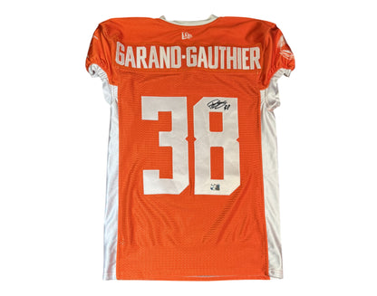 Felix Garand-Gauthier Autographed & Player-Worn Toronto Argonauts Orange Jersey