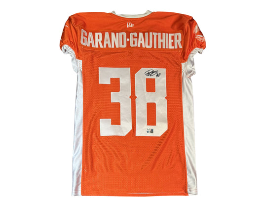 Felix Garand-Gauthier Autographed & Player-Worn Toronto Argonauts Orange Jersey