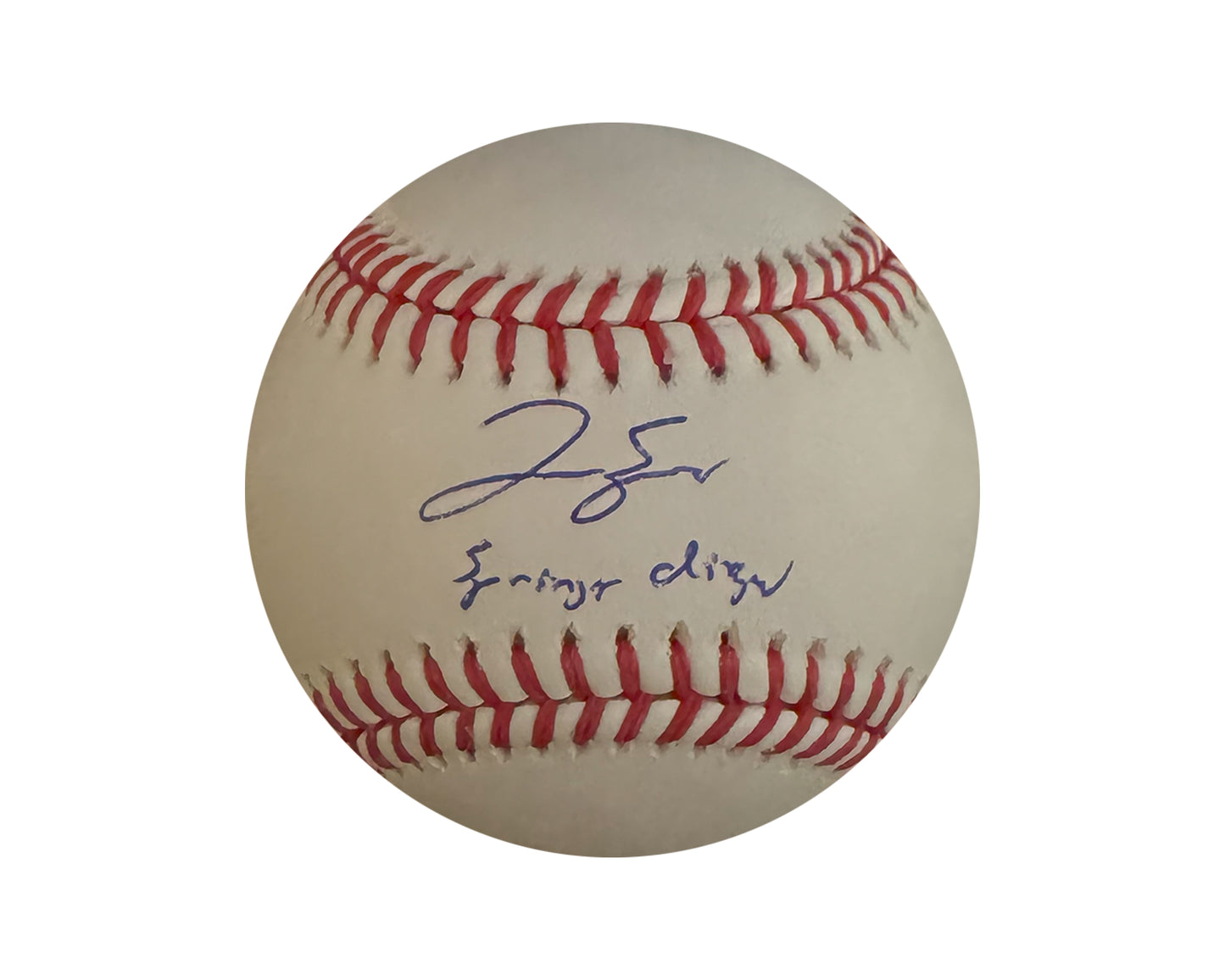 George Springer Autographed Rawlings Official Major League Baseball Inscribed "Springer Dinger"