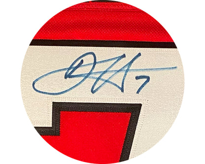 Dougie Hamilton Autographed New Jersey Devils Home Red Adidas Jersey