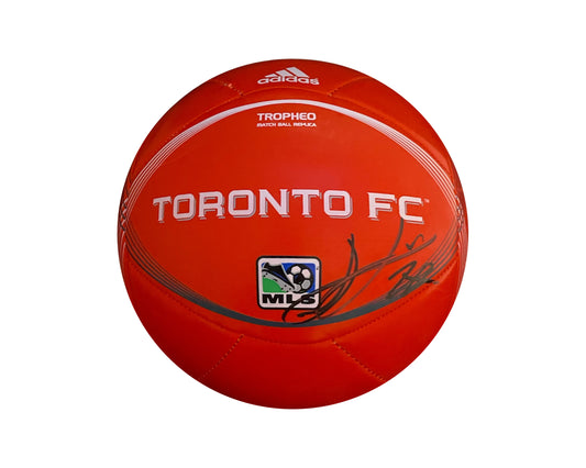 Lorenzo Insigne Autographed Toronto FC Red Tropheo Replica Match Ball