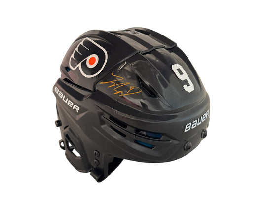 Jamie Drysdale Autographed Philadelphia Flyers Bauer Replica Helmet