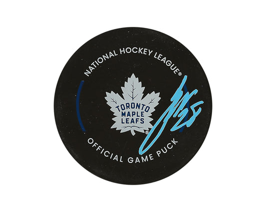 Jani Hakanpaa Autographed Toronto Maple Leafs Official Game Puck