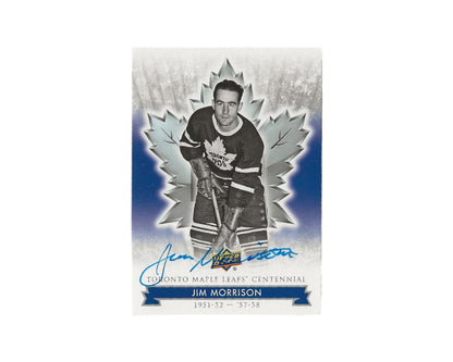 Jim Morrison Autographed 2017 Upper Deck Toronto Maple Leafs Centennial #51 Hockey Card