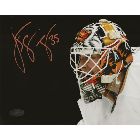 Jean-Sébastien Giguère Autographed Anaheim Ducks Mask Spotlight 8x10 Photo