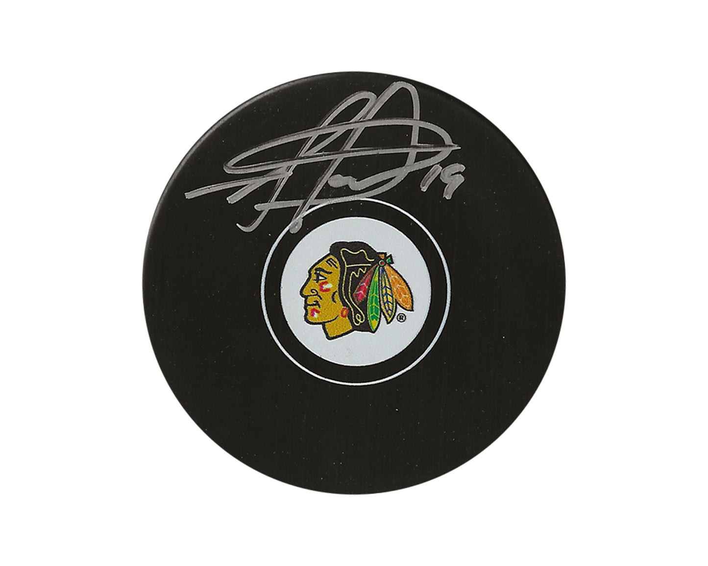 Jonathan Toews Autographed Chicago Blackhawks Autograph Model Puck