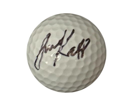 Jake Knapp Autographed Titleist TruFeel Golf Ball