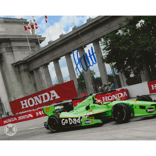 James Hinchcliffe Autographed IndyCar GoDaddy Princes' Gate 8x10 Photo