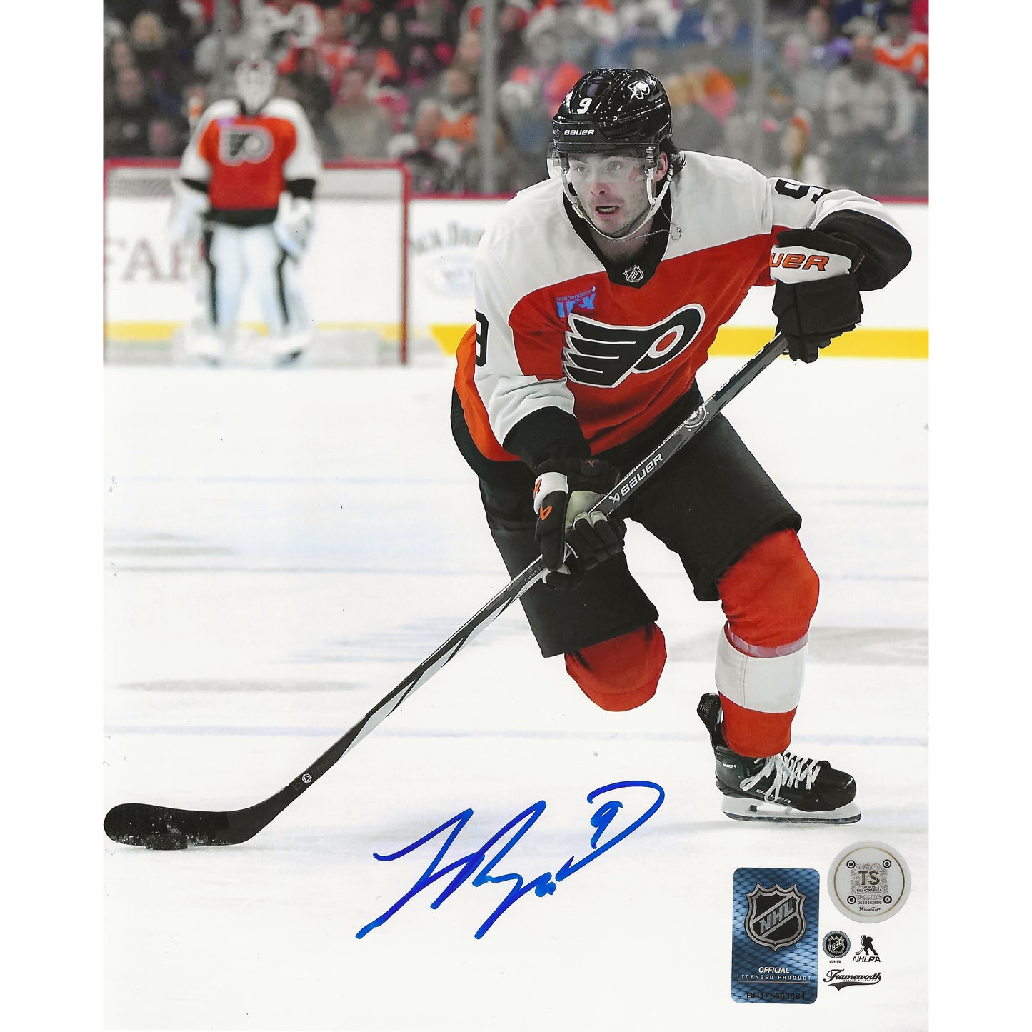 Jamie Drysdale Autographed Philadelphia Flyers 8x10 Photo
