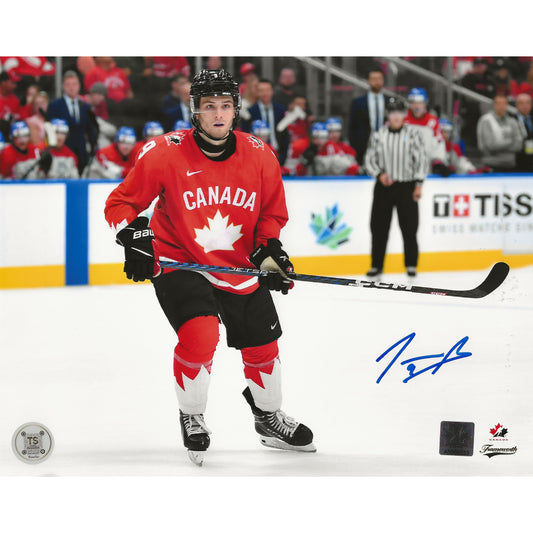 Joshua Roy Autographed Team Canada Skating 8x10 Photo