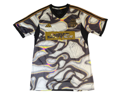 Kobe Franklin Autographed & Player-Worn 2024 Toronto FC Adidas Pride Jersey