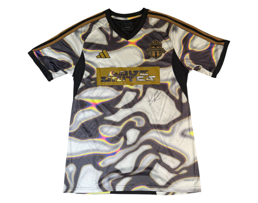 Kobe Franklin Autographed & Player-Worn 2024 Toronto FC Adidas Pride Jersey