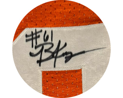 Brandon Kemp Autographed & Player-Worn Toronto Argonauts Orange Jersey