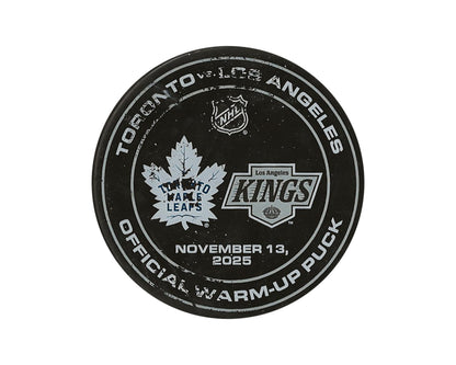 Anze Kopitar Last Game in Toronto Game-Used Warm-Up Puck