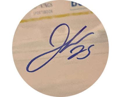 Jordan Kyrou Autographed St. Louis Blues 2022 Winter Classic 8x10 Framed