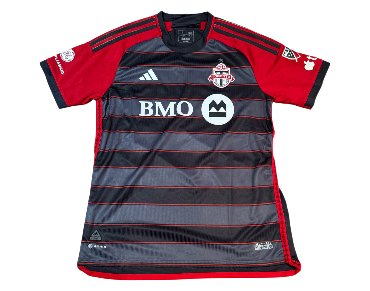 Lorenzo Insigne Autographed 2023 Toronto FC Adidas Gray Authentic Jersey