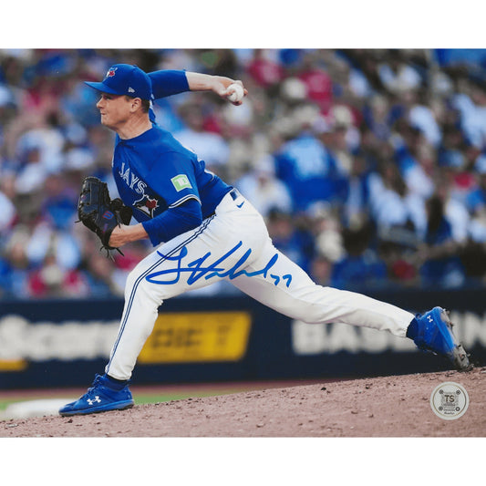 Louis Varland Autographed Toronto Blue Jays 8x10 Photo