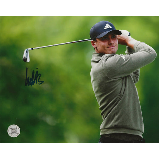 Ludvig Aberg Autographed Swinging 8x10 Photo