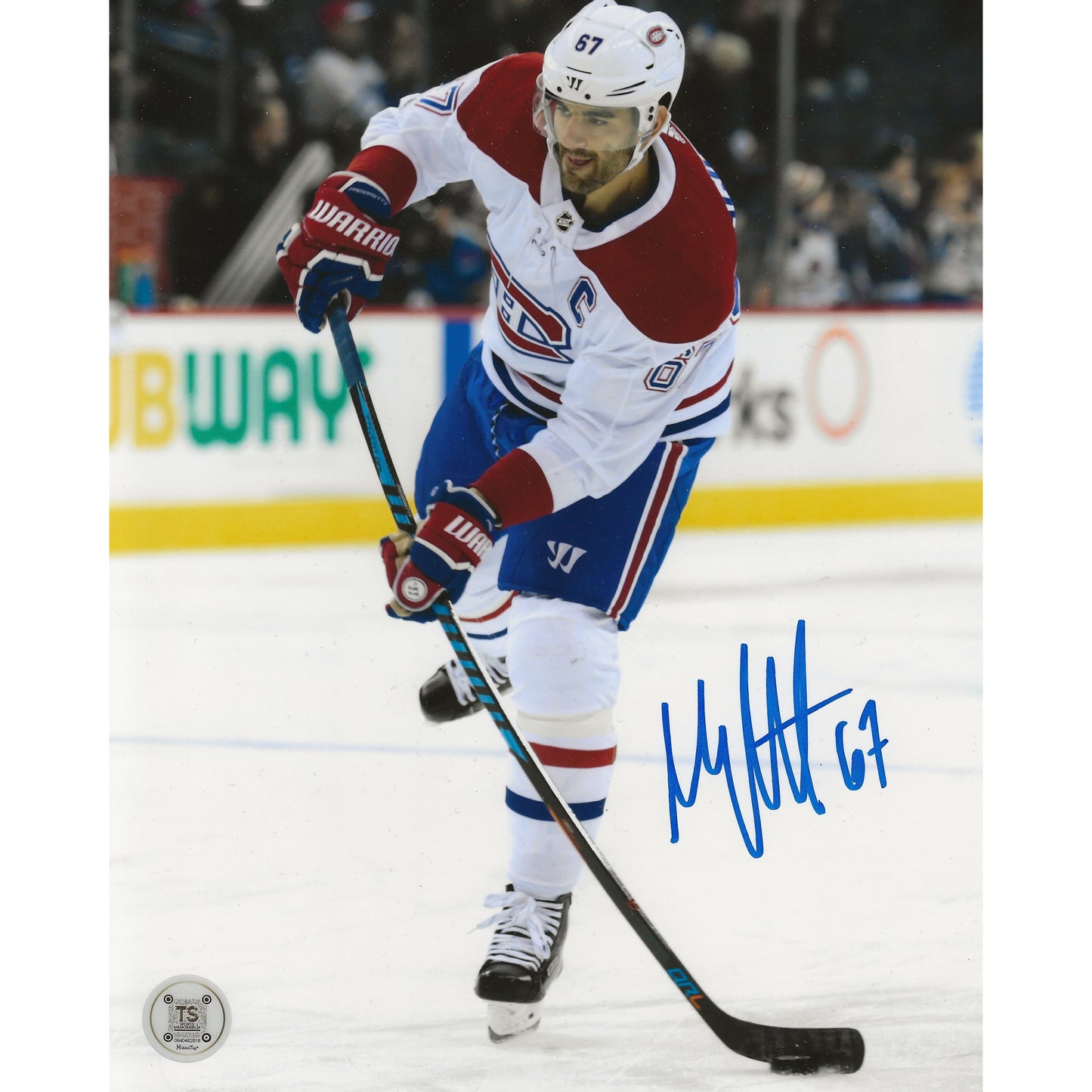 Max Pacioretty Autographed Montreal Canadiens Shooting 8x10 Photo