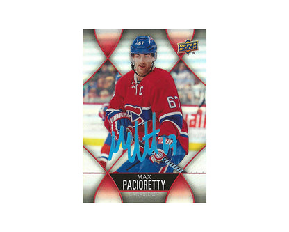 Max Pacioretty Autographed 2016-17 Upper Deck Tim Hortons #67 Hockey Card
