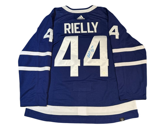 Morgan Rielly Autographed Toronto Maple Leafs Home Blue Adidas Jersey