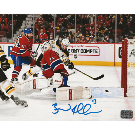 Brad Marchand Autographed Boston Bruins Goal 8x10 Photo