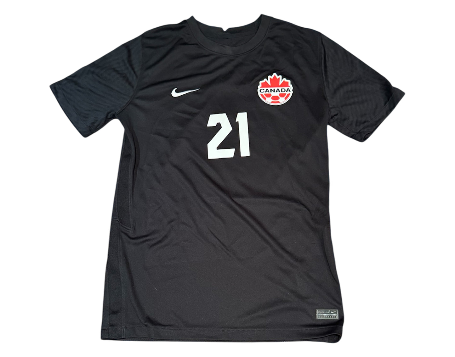 Jonathan Osorio Autographed Canada Men's National Team Nike Replica Black Jersey