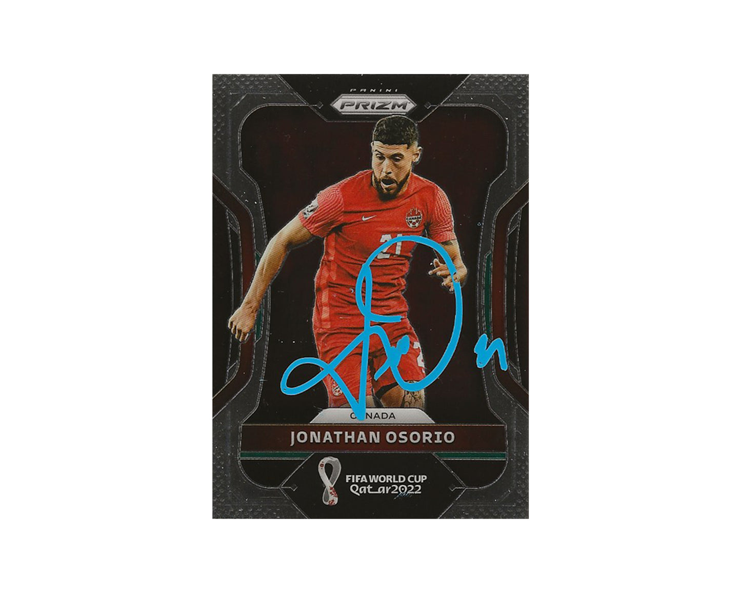 Jonathan Osorio Autographed 2022 Panini Prizm FIFA World Cup Qatar #50