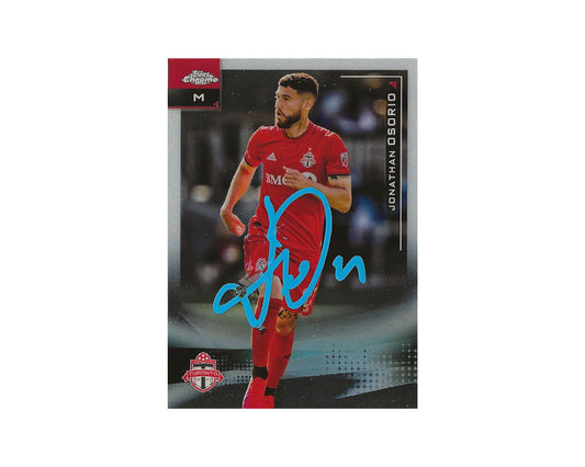 Jonathan Osorio Autographed 2021 Topps Chrome MLS #60 Toronto FC Card *AS IS*