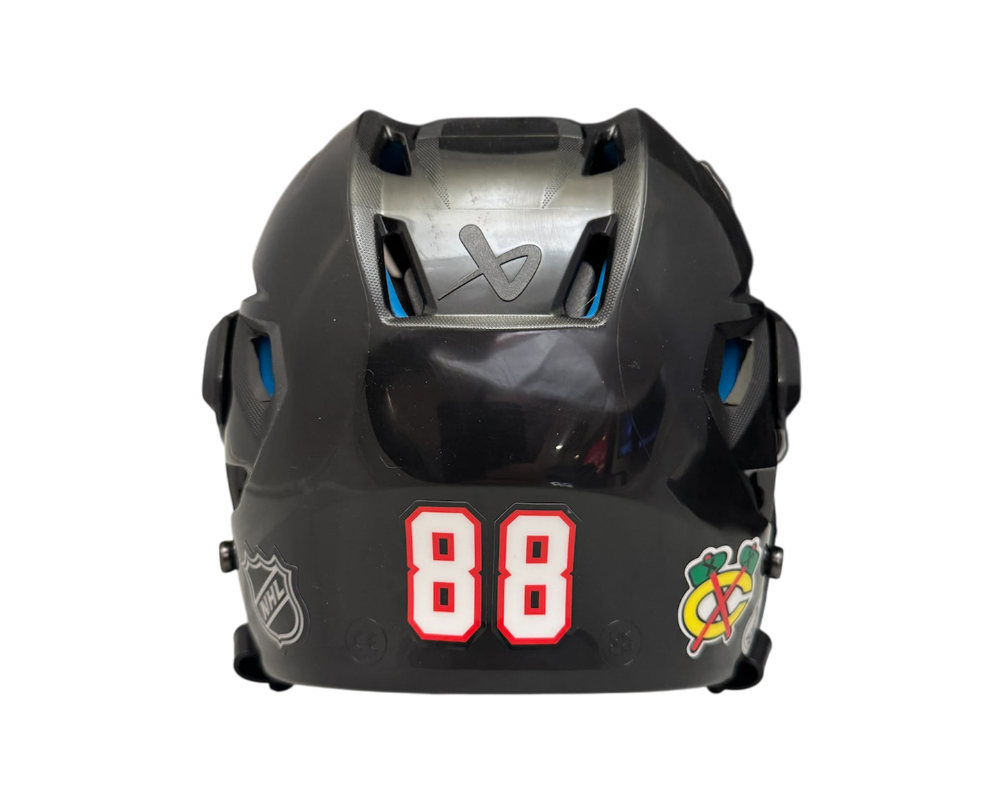 Patrick Kane Autographed Chicago Blackhawks Bauer Helmet Inscribed