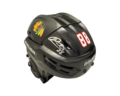 Patrick Kane Autographed Chicago Blackhawks Bauer Helmet Inscribed