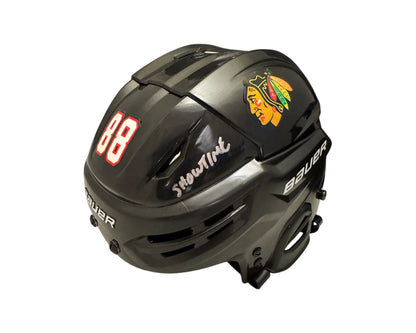 Patrick Kane Autographed Chicago Blackhawks Bauer Helmet Inscribed