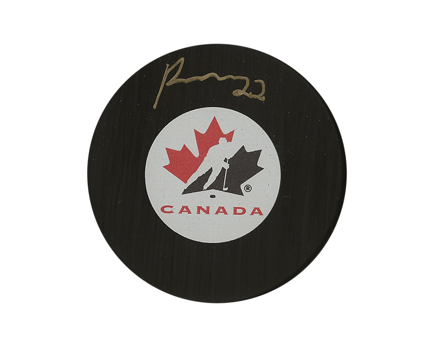 Porter Martone Autographed Team Canada Autograph Model Puck