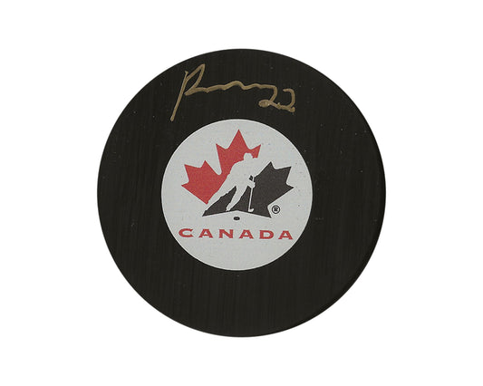 Porter Martone Autographed Team Canada Autograph Model Puck