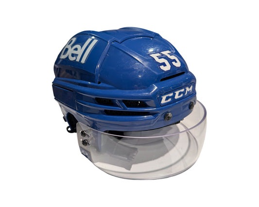 Michael Pezzetta Game-Used 2024-25 Montreal Canadiens Bell CCM Helmet