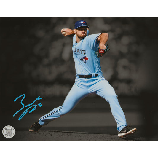 Zach Pop Autographed Toronto Blue Jays Spotlight 8x10 Photo