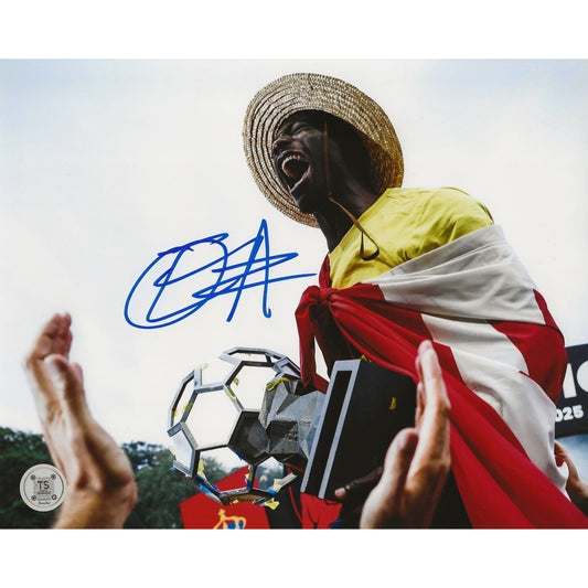 Promise David Autographed Union Saint-Gilloise League Title Celebration 8x10 Photo