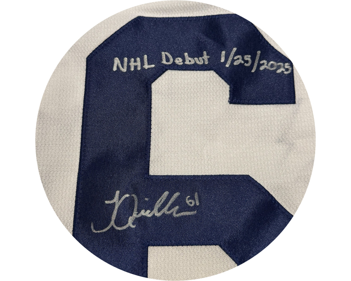 Jacob Quillan Autographed Toronto Maple Leafs Team-Issued Jersey